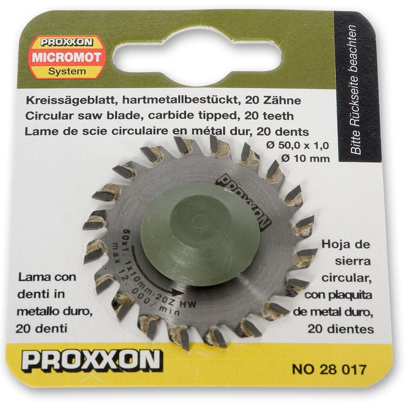 Load image into Gallery viewer, Proxxon TCT Blade 50mm 20T for KS230     (28017)
