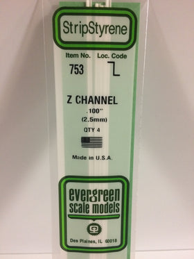 Load image into Gallery viewer, EVERGREEN Styrene Z-Channel
