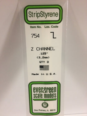 Load image into Gallery viewer, EVERGREEN Styrene Z-Channel
