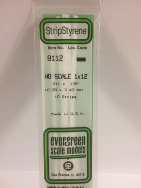 Load image into Gallery viewer, EVERGREEN HO Scale Rectangular / Square Styrene Strips
