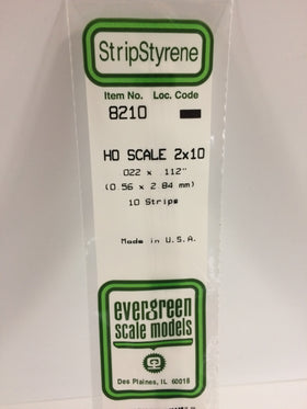 Load image into Gallery viewer, EVERGREEN HO Scale Rectangular / Square Styrene Strips
