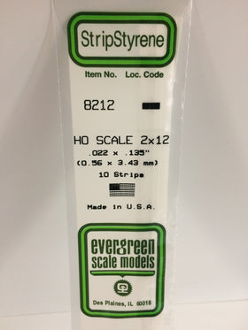 Load image into Gallery viewer, EVERGREEN HO Scale Rectangular / Square Styrene Strips
