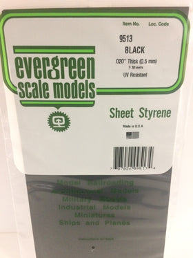 Load image into Gallery viewer, EVERGREEN Black Styrene Sheets
