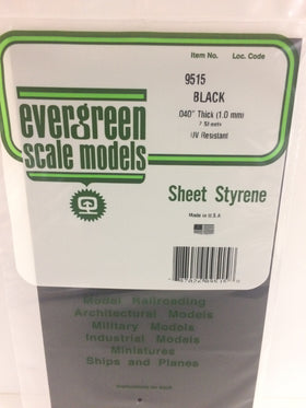 Load image into Gallery viewer, EVERGREEN Black Styrene Sheets
