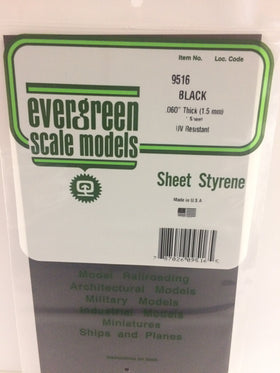 Load image into Gallery viewer, EVERGREEN Black Styrene Sheets
