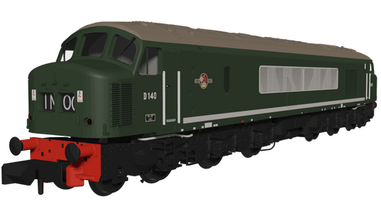 RAPIDO 948701 Class 46 1CoCo1 D140 BR 1961 All Over Green - DCC Sound Fitted
