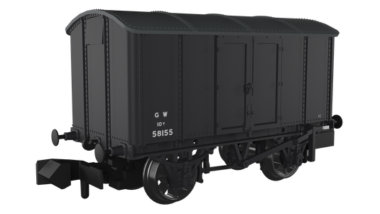 RAPIDO 961004 Iron Mink Vans Triple Pack - GWR (Wartime Livery- Pack B)