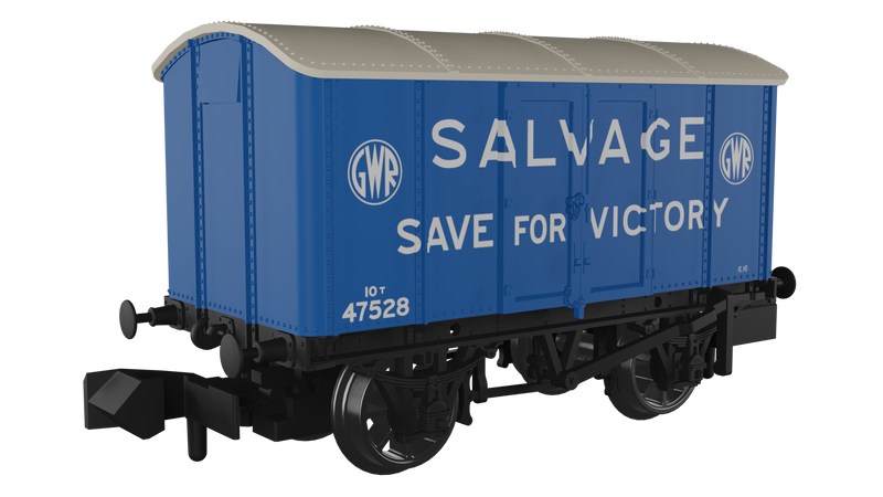Load image into Gallery viewer, RAPIDO 961004 Iron Mink Vans Triple Pack - GWR (Wartime Livery- Pack B)
