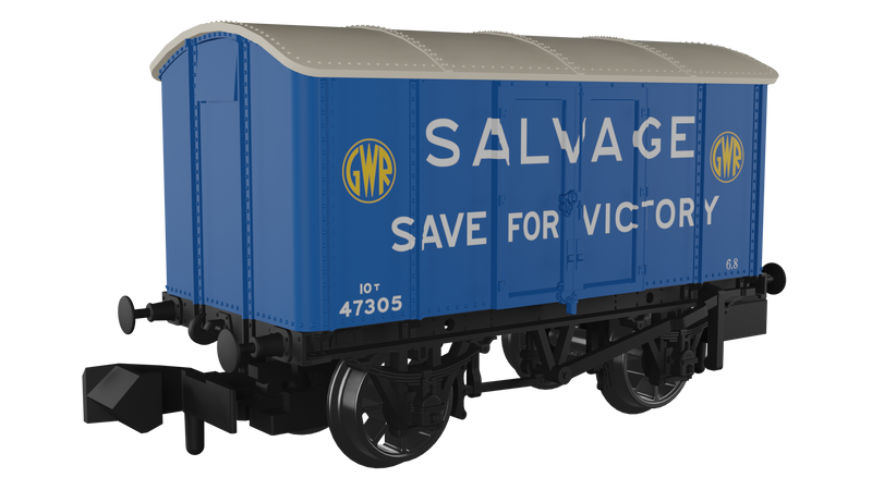 Load image into Gallery viewer, RAPIDO 961004 Iron Mink Vans Triple Pack - GWR (Wartime Livery- Pack B)
