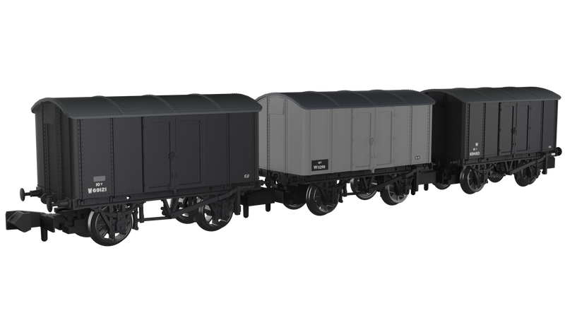 Load image into Gallery viewer, RAPIDO 961011 Iron Mink Vans Triple Pack - BR(W) LIvery
