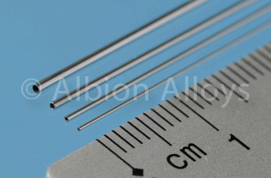 Albion Alloys MAT Metric Precision Aluminium Micro Tube- 305mm Lengths
