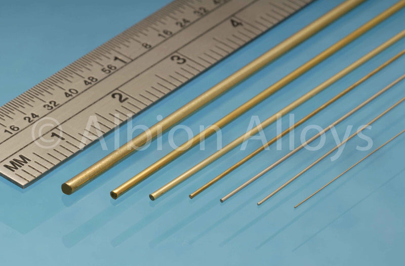 Load image into Gallery viewer, Albion Alloys BW Metric Brass Round Rod - 305mm Lengths
