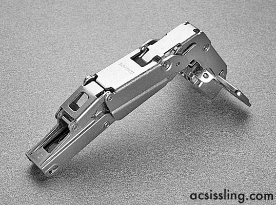 Load image into Gallery viewer, Salice 165° Quarter Overlay  Sprung Cabinet Hinge - C2AFD99
