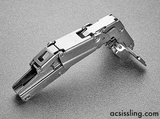 Load image into Gallery viewer, Salice 165° Half Overlay  Sprung Cabinet Hinge - C2AFG99
