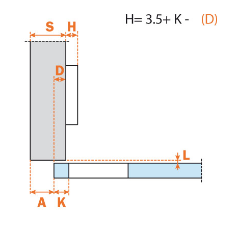 Load image into Gallery viewer, Salice 94° Half Overlay Glass Door Hinge - C2C7G39
