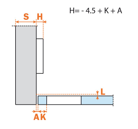 Load image into Gallery viewer, Salice 94° Inset Glass Door Hinge - C2C7P39

