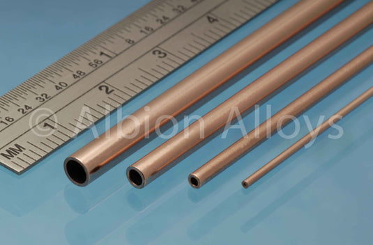 Albion Alloys CT Metric Copper Tube - 305mm Lengths