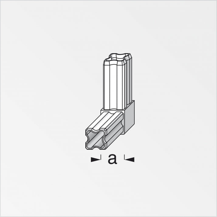 Load image into Gallery viewer, Combitech 90 Degree Corner Connector - 2-Spigot for 23.5mm Tube
