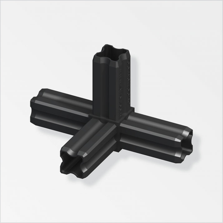 Load image into Gallery viewer, Combitech 90 Degree 4-Spigot Edge Connector for 23.5mm Tube
