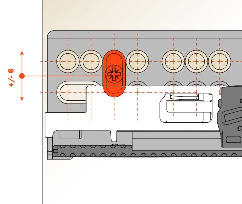 Load image into Gallery viewer, Salice Progressa+ G7E6P Concealed Drawer Runner - Push to Open (Handleless) - 13-16mm Sides
