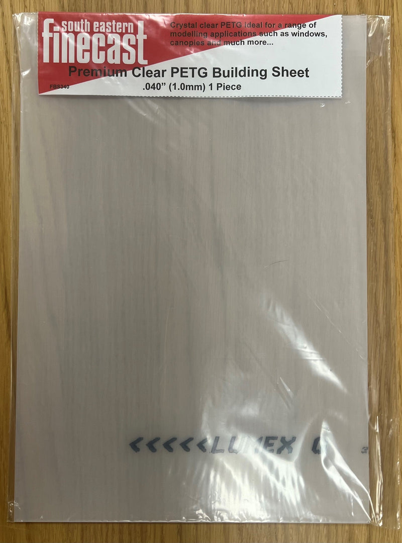 Load image into Gallery viewer, SE FINECAST CLEAR PETG Sheets - 228 x 330mm
