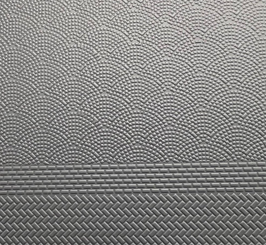SEF FBS421 Embossed 4mm Fan Pattern Setts - 228 x 330mm