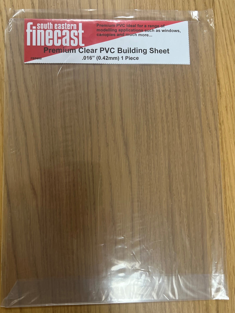 Load image into Gallery viewer, SE FINECAST CLEAR PVC Sheets - 228 x 330mm
