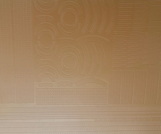 SEF FBS711 Embossed 7mm English Bond Brick Details - 228 x 330mm