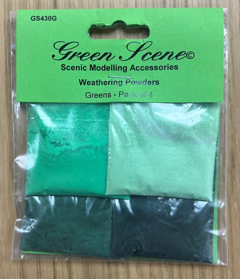 Load image into Gallery viewer, Green Scene Weathering Powders

