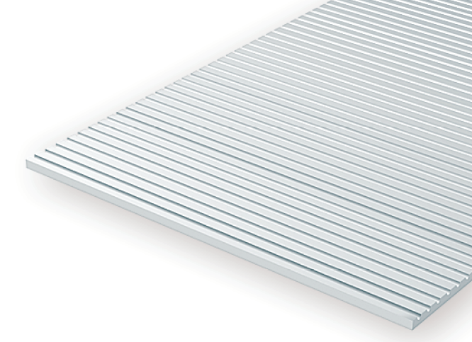 Load image into Gallery viewer, EVERGREEN Freight Car Siding Styrene Sheets - 0.5mm Thick

