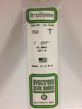 EVERGREEN Styrene T-Profile