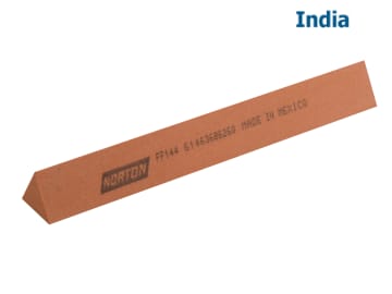 Load image into Gallery viewer, NORTON India Stone TRIANGULAR File 6/10/12mm
