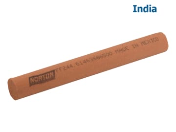 Load image into Gallery viewer, NORTON India Stone ROUND File 6/12mm
