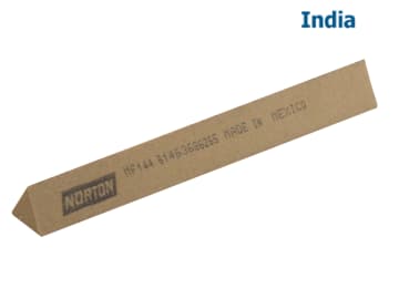 NORTON India Stone TRIANGULAR File 6/10/12mm