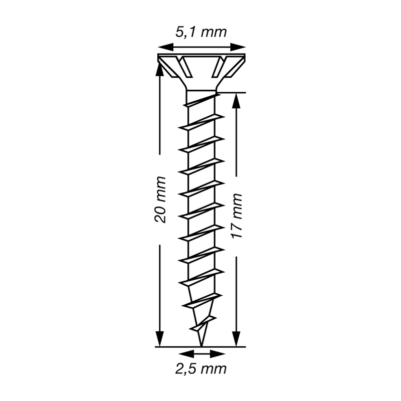 Load image into Gallery viewer, SPAX Wirox Pozi Screw 2.5 x 20mm
