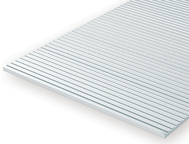 Load image into Gallery viewer, EVERGREEN Passenger Car Siding Styrene Sheets
