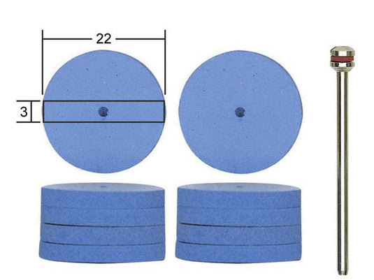 Proxxon Flexible Silicone Polishing Wheels & Arbor    (28294)