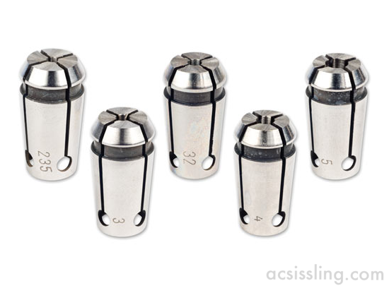 Load image into Gallery viewer, Proxxon 5-Piece Collet Set for PF230 and FF230    (24144)
