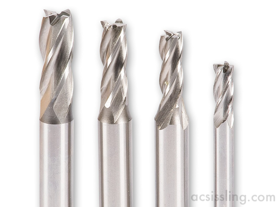 Load image into Gallery viewer, Proxxon 4-Piece HSS Milling Cutter Set 6 - 10mm     (24620)
