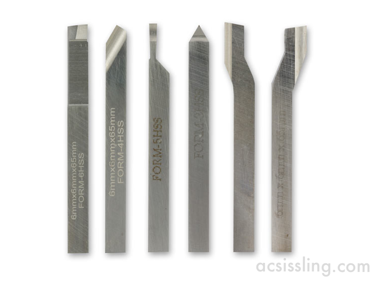 Load image into Gallery viewer, Proxxon 6-Piece Lathe Cutting Tool Set 6x6mm  (24524)

