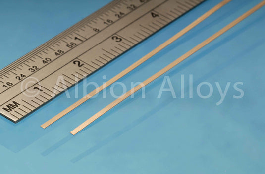 Albion Alloys PB Metric Phosphur Bronze Strip - 305mm Lengths