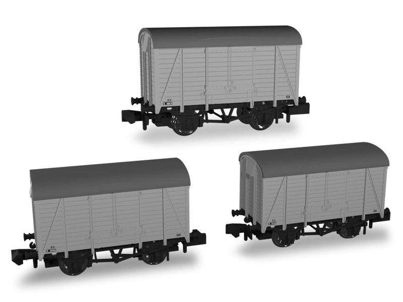 Load image into Gallery viewer, RAPIDO 942016 SECR 12T Covered Van Dia.1426 - BR Unfitted Grey Livery
