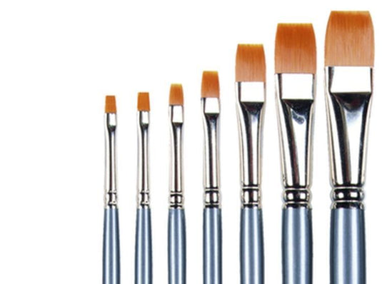 Pro Arte Series 62 Prolon Masterstroke Nylon Flat Brushes - All Purpose High Quality
