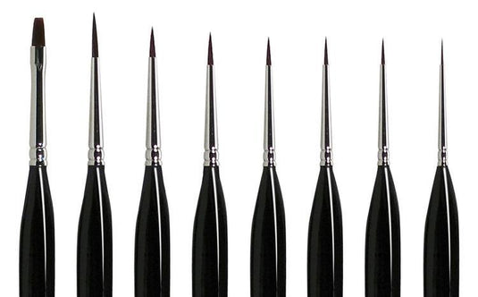 Pro Arte Series MP Miniature Painting Taklon Brushes - High Quality