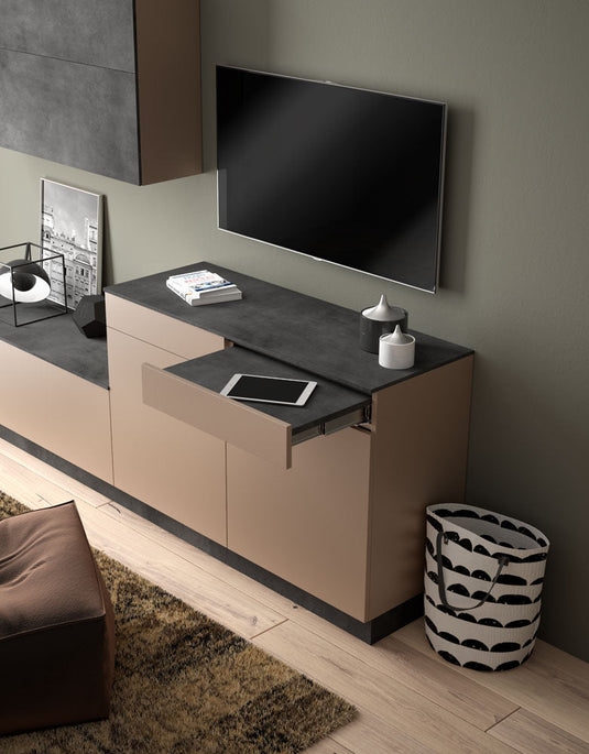 Salice Atim - SHOT +39 Pull-out worktop from drawer - Frame Only