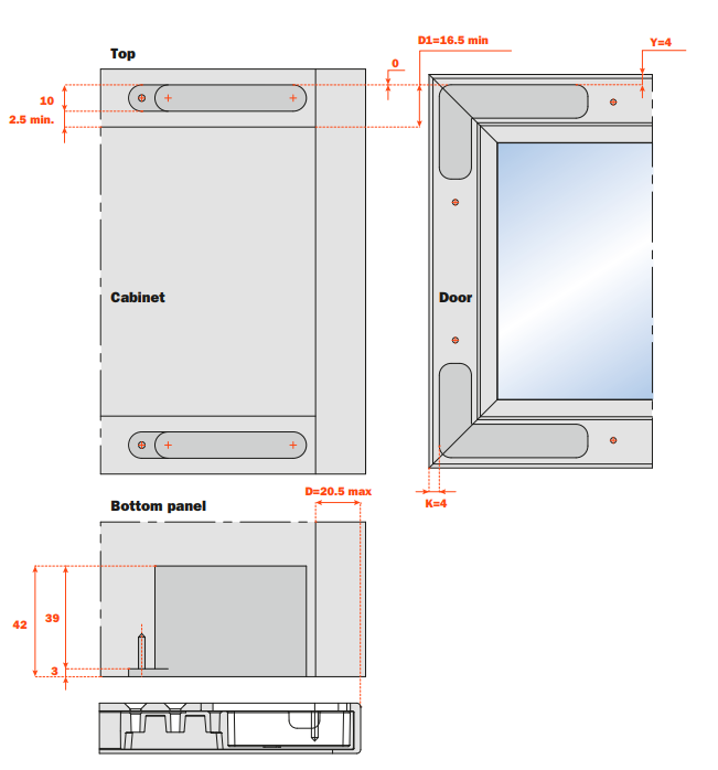 Load image into Gallery viewer, Salice Air  19mm Aluminium Door Profile - DEL9LP300_ - 3000mm - Bulk Pack of 14 Lengths
