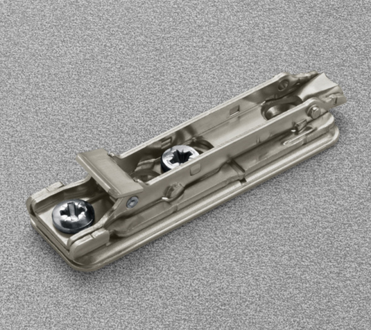 Salice Chromia Steel Straight Snap-On Mounting Plate 2mm - BAP3M2C - Pack of 15