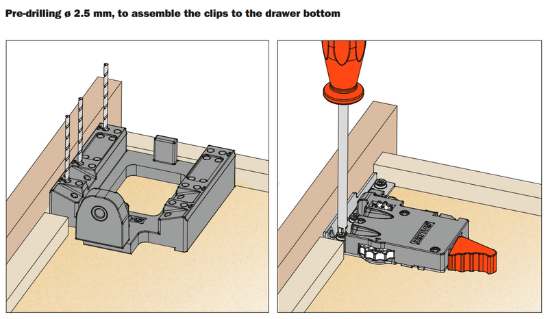 Load image into Gallery viewer, Salice ASGD704U3XA Drilling Template – For AFCGXX3B Front Locking Clips
