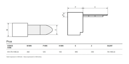 Salice Atim - Prua - Pull Out Ironing Board