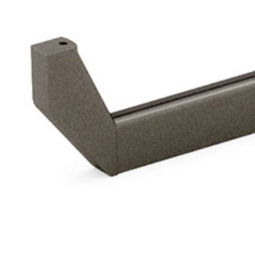 Load image into Gallery viewer, Salice Excessories Hanger Rail Angled End Supports with Back Cover - Bottom Fixing
